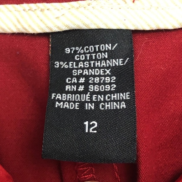 Dalia collection  pants red skinny‎ leg size 12 - Picture 8 of 8